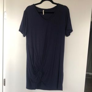 Navy T-Shirt Dress
